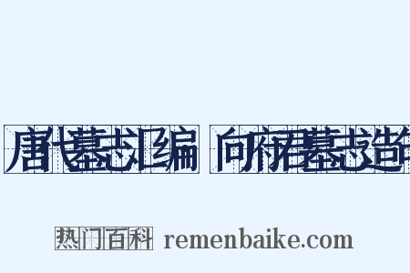 唐代墓志汇编·向府君墓志造句是什么意思的图片